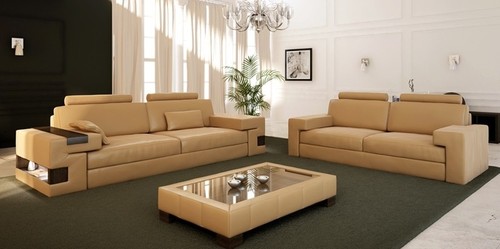 Ledersofa usb moderne - ledersofa,