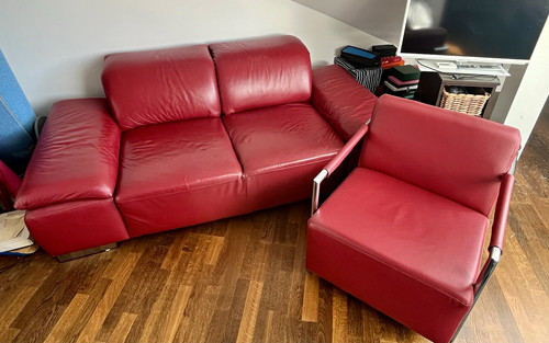 Couchgarnitur tlg 2 sitzer - couchgarnitur, 2-tlg.