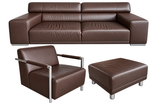 Hochwertige echt ledercouch - hochwertige, echt-ledercouch