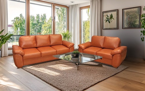 Echtleder set oxford - set,