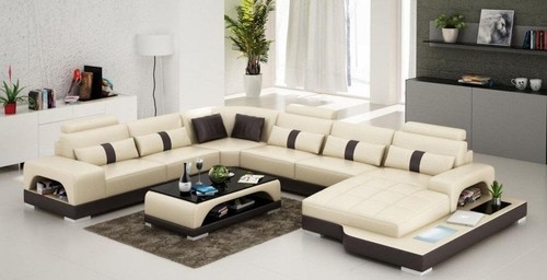 Leder form wohnlandschaft - leder, u