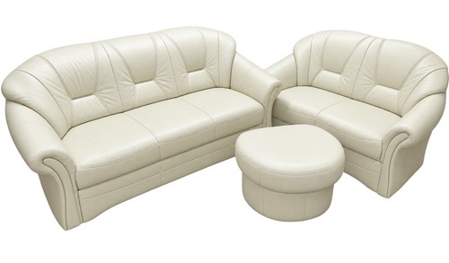 100 echtleder couchgarnitur - 100%,