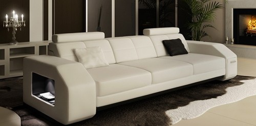 Ledersofa sofagarnitur 1 - ledersofa,