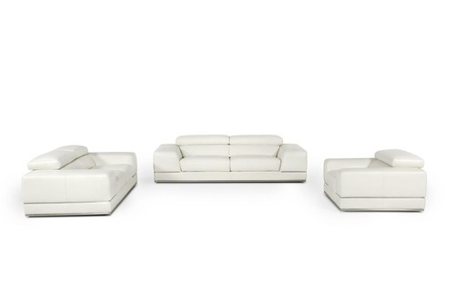 Ledersofa sofagarnitur 1 - ledersofa, 3+2+1