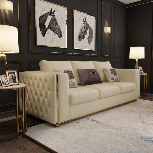 Ledersofa couch wohnlandschaft - couch,