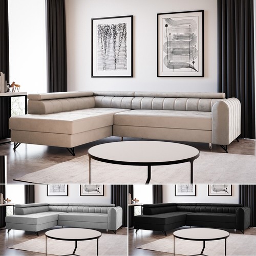 Ecksofa mit bettkasten alice - bettkasten,