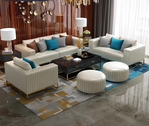 Luxus leder sofa couch - leder,