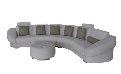 Rund form sofa - rund, usb