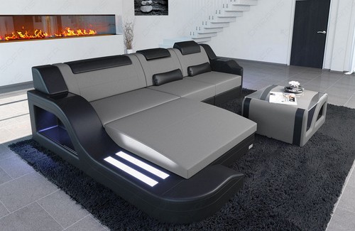 Couchgarnitur eck sofa - sofa, palermo