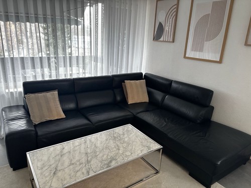 Leder sofa set - sofa-set, gebraucht