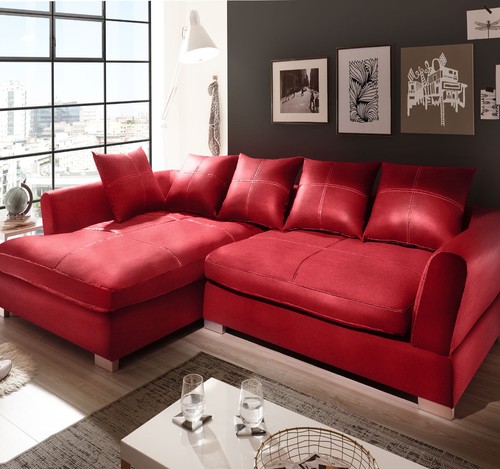 Design couchgarnitur rot - design, big