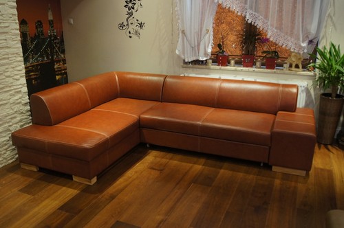 Echtleder ecksofa 275 185 - echtleder, x